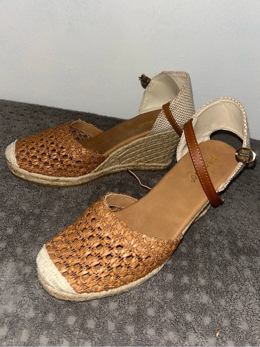 Bamboo Espadrilles Wedges - 10
